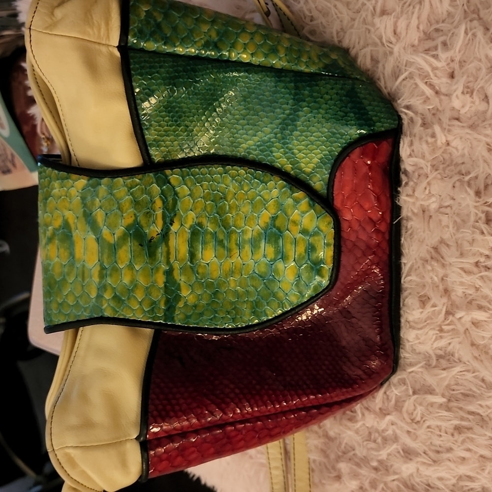 D' Onofrio Original Colorful Handmade Purse.